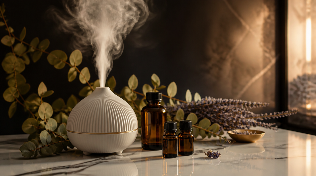 Difusor de aromaterapia y aceites esenciales Harmoniqa