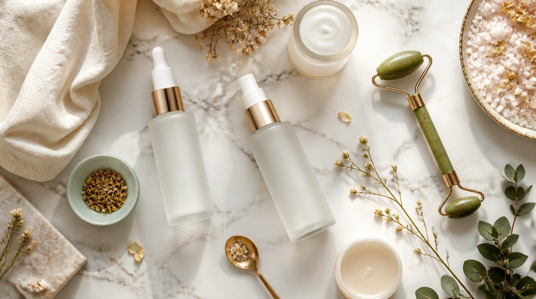 Esenciales de skincare del Starter Ritual Kit Harmoniqa