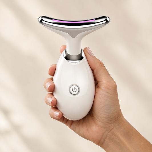 Masajeador Harmoniqa MicroLift para óvalo facial y cuello
